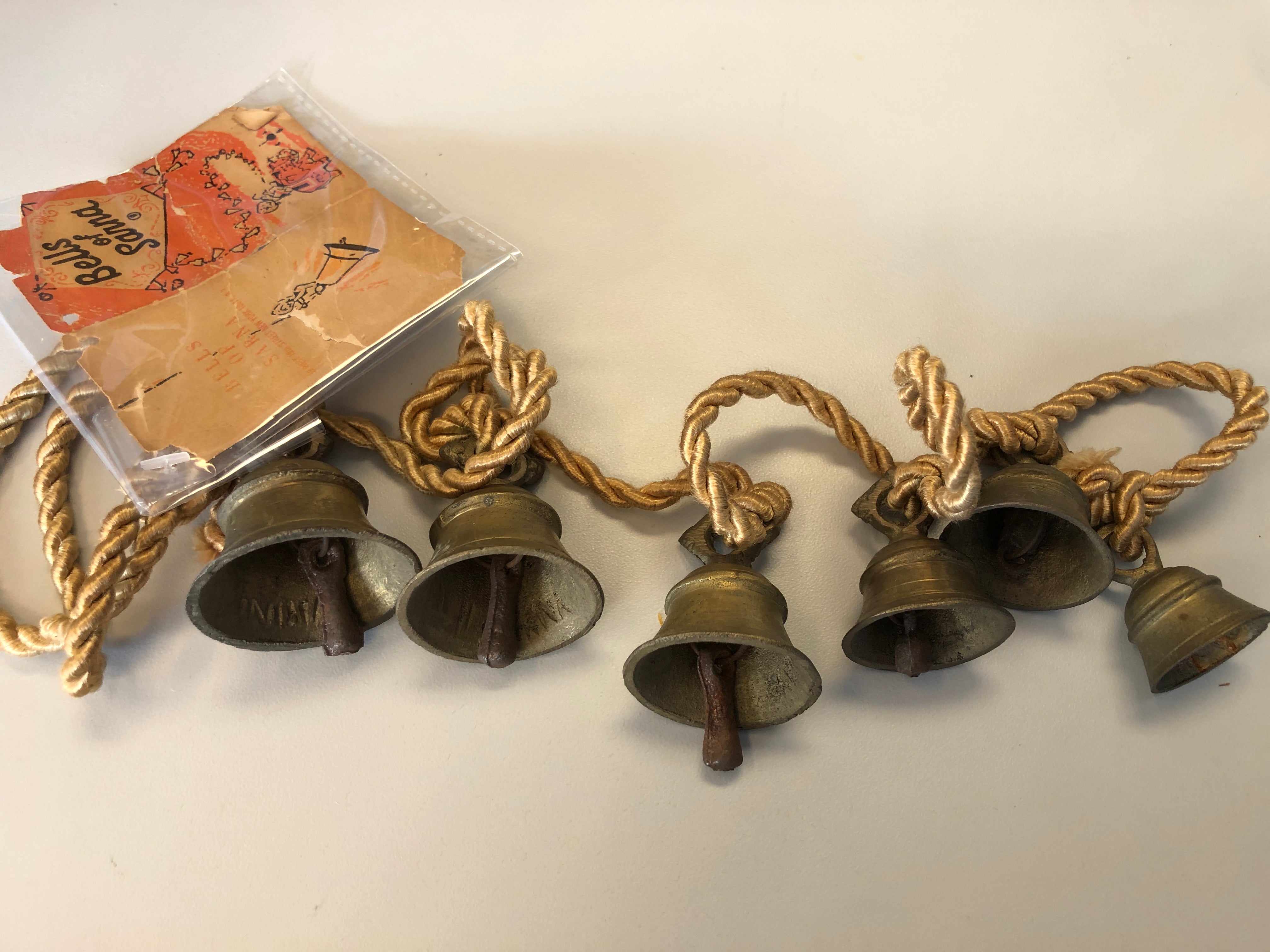 Bells of Sarna - Vintage Brass String of Bells